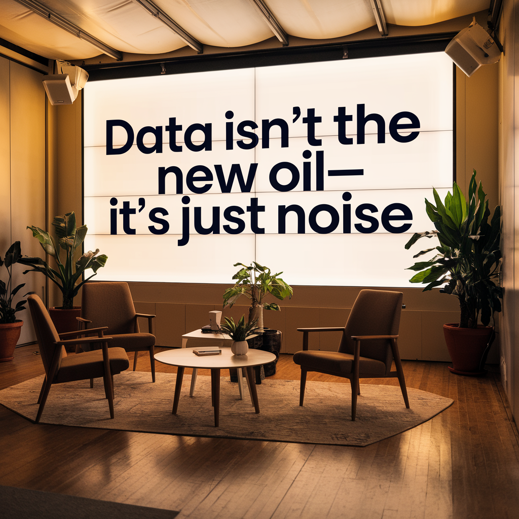 Data Isn't the New Oil—It's Just Noise